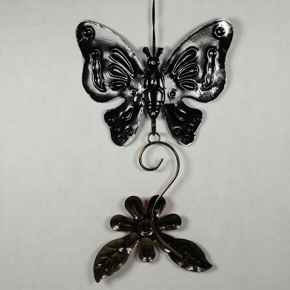 Trueliving Indoor Outdoor Garden Hanging Wall Decor Multicolor Butterfly Flower - Picture 5 of 8